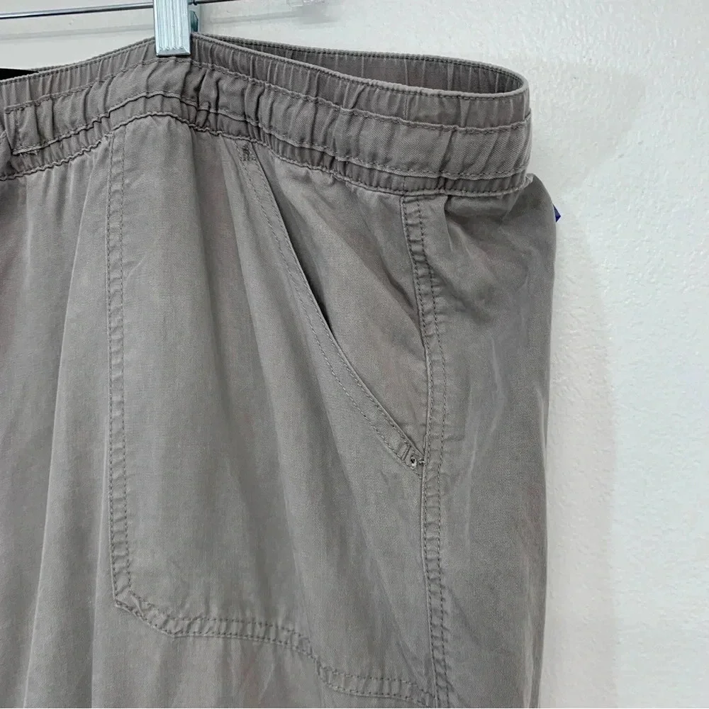 Love Ledgend  Chambray Jogger Pants Woman‎ 22 Elastic Drawstring Waist 3769 - Picture 2 of 10